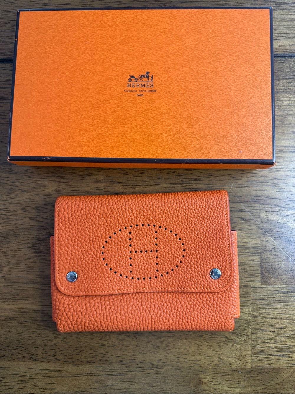 Hermes “Mises et Relances” Pouch in Taurillion Clemence